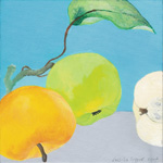 �pfel vor Blau, 2007 klein