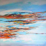Himmel, nochmal, 2018, 60 x 60 cm klein