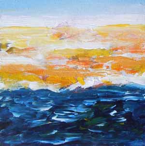 Meer und Himmel 1, 2017, 15 x 15 cm web