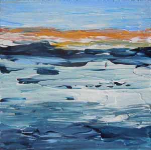Meer und Himmel 3, 2017, 15 x 15 cm web