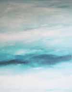 Norwegischer Himmel, 2015 100 x 80 cm, klein