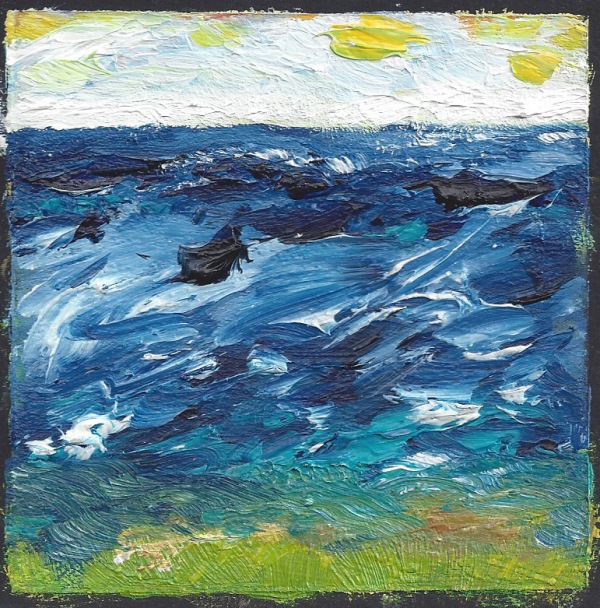 Sonnenflecken, 2015, 10 x 10 cm