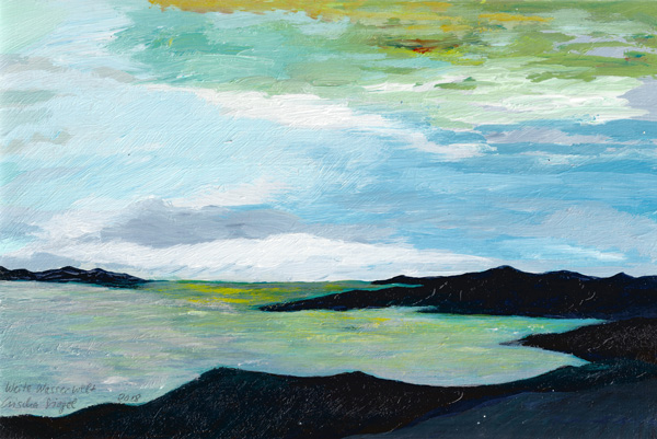 Weite Wasserwelt, 2018, 20 x 30 cm