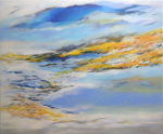 Wolkendurchblick, 2018, 100 x 120 cm klein