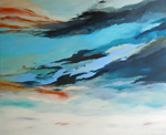 Wolkenflug 2017, 80 x 100 cm 1-2 klein