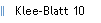 Klee-Blatt 10
