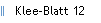 Klee-Blatt 12