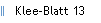 Klee-Blatt 13