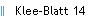 Klee-Blatt 14
