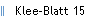 Klee-Blatt 15
