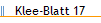 Klee-Blatt 17