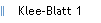 Klee-Blatt 1