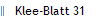 Klee-Blatt 31
