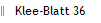 Klee-Blatt 36