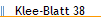 Klee-Blatt 38