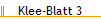 Klee-Blatt 3