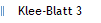 Klee-Blatt 3