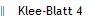 Klee-Blatt 4