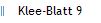 Klee-Blatt 9