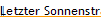 Letzter Sonnenstrahl