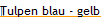 Tulpen blau - gelb